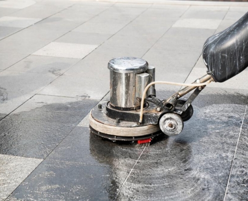 builders cleaning