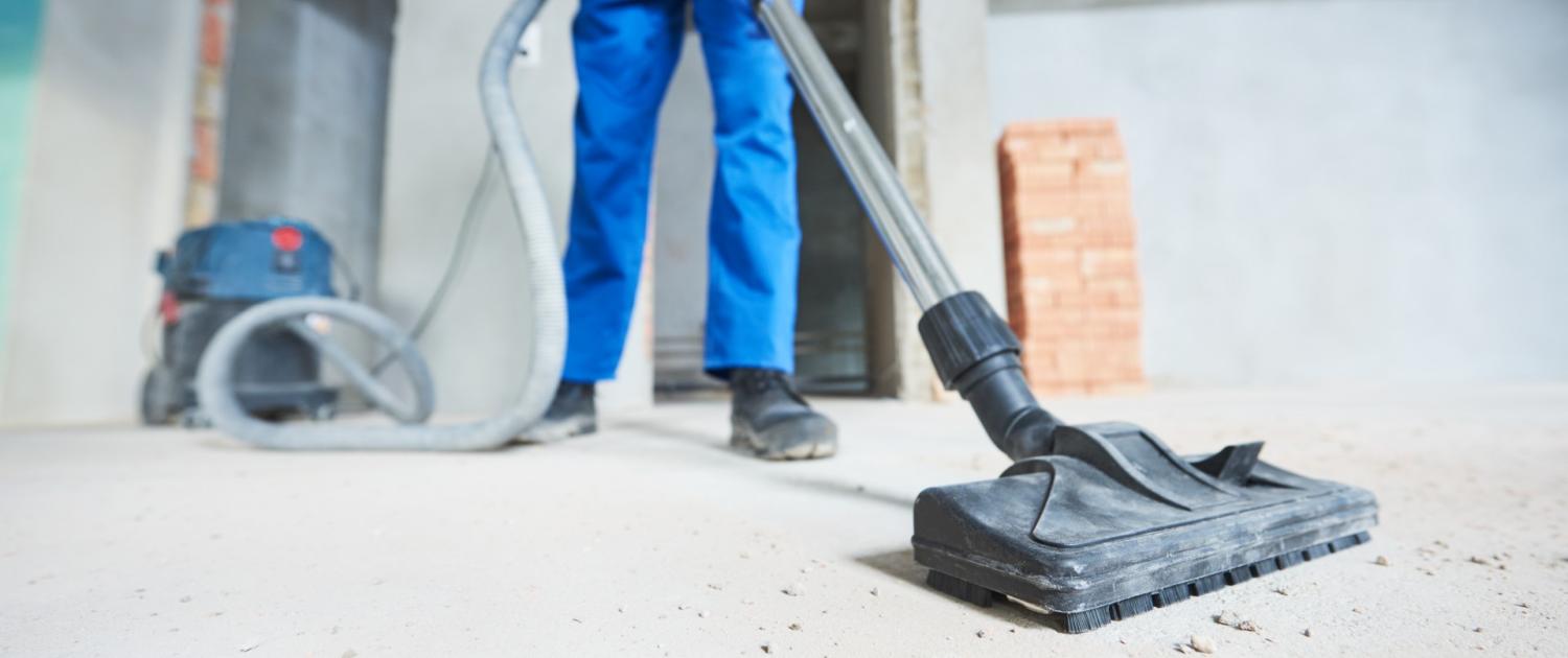 builders cleaning